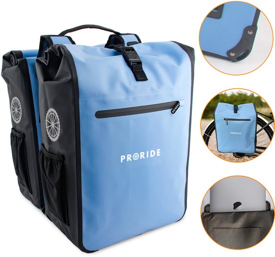 Proride Dubbele Fietstas Proride Rolltop