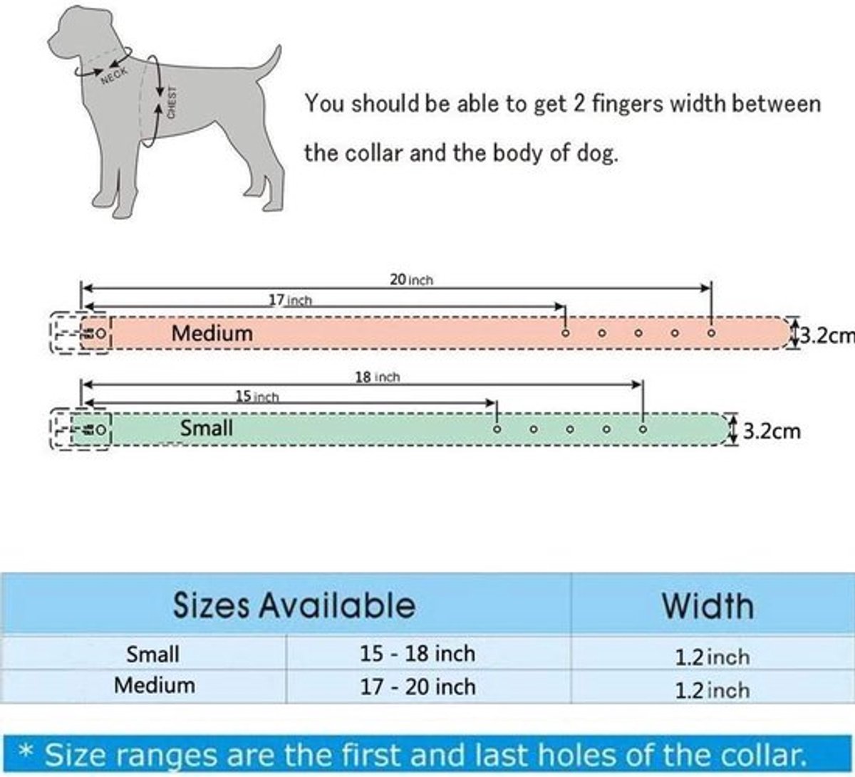3 cm brede lederen halsband met spikes en studs voor middelgrote en grote rassen pitbull terriër (S zwart)
