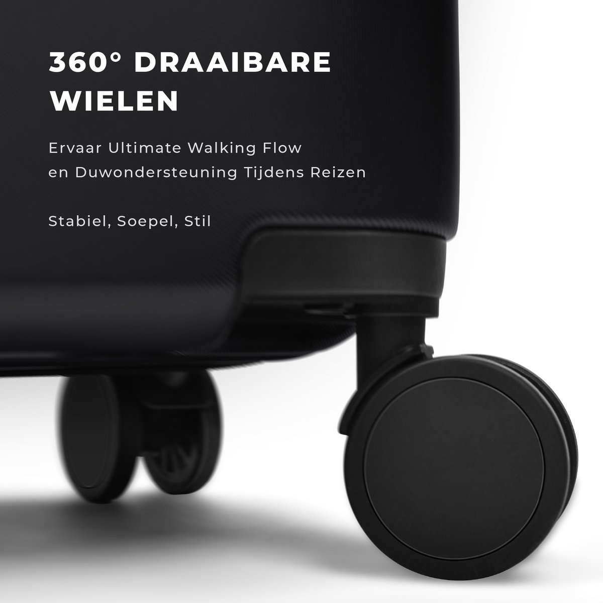 DAKOZO Handbagage Koffer 55x40x20 - Luxe Carry-On - Vergrootbare Reiskoffer - Veilig TSA cijferslot - Extra sterke YKK rits - Handbagage trolley - 100 procent Polycarbonaat - 39L - Zilver – foto 5