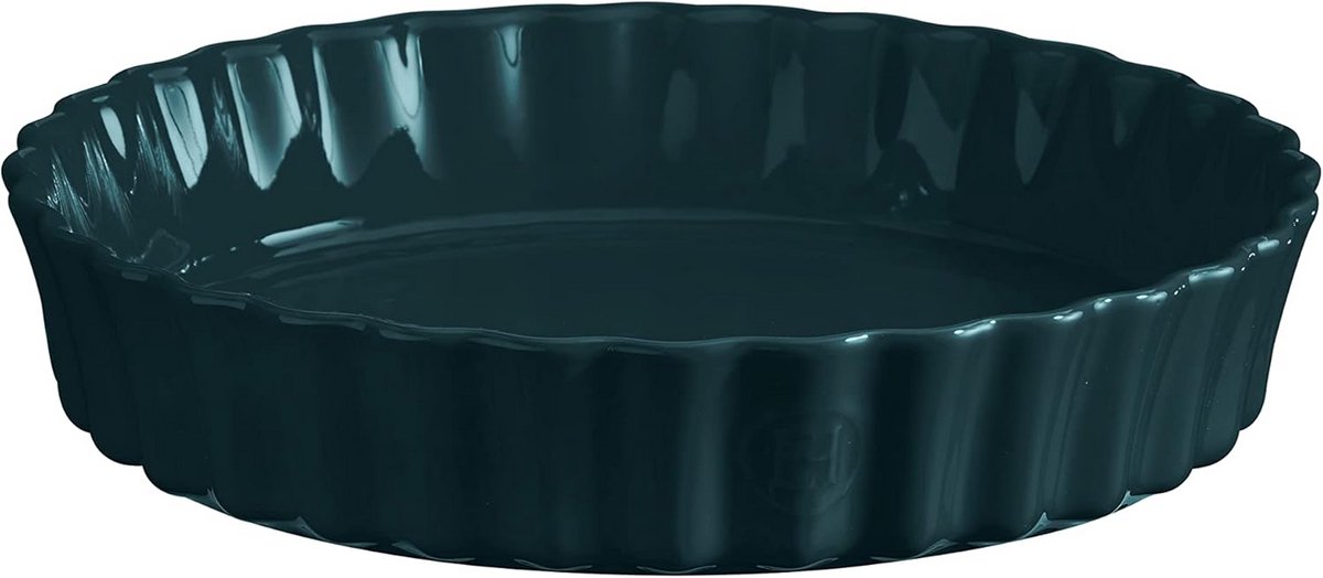 Keramische taartvorm 28 cm met hoge randen - geschikt voor oven en vaatwasser