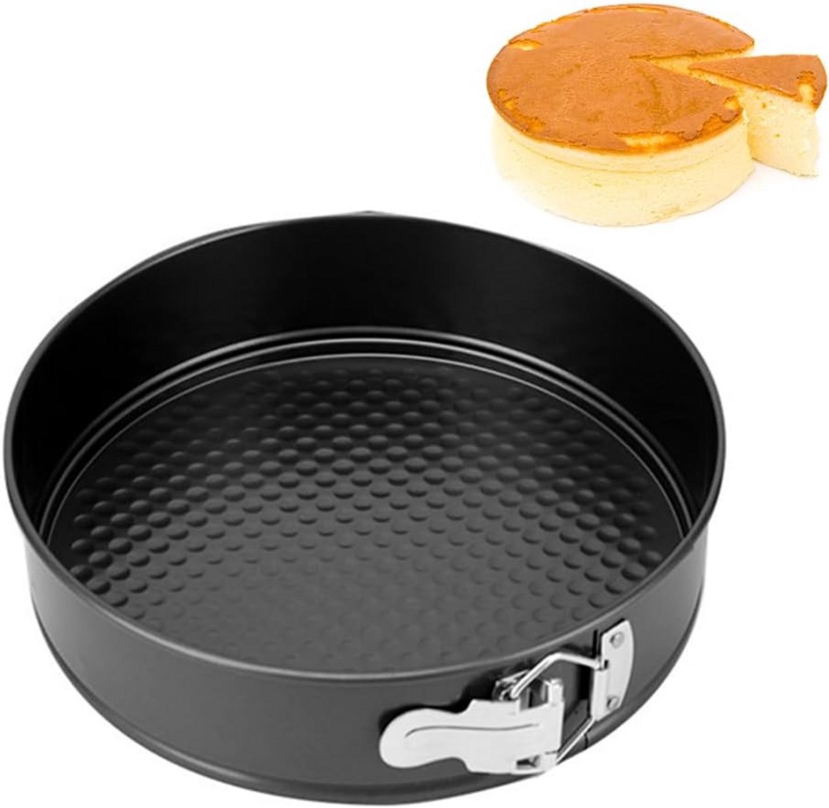 Ronde Springvorm 24 cm - Antiaanbaklaag Taartvorm voor Bakken