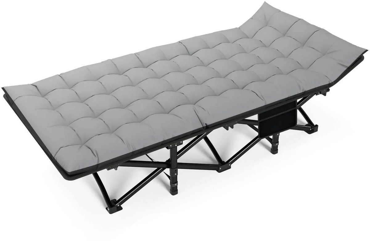 Benelux Select Veldbedden – Vouwbed – Logeerbed – Vouwbed Met Matras – Opvouwbaar – Draagtas & Accessoires - 190 x 71 x 37 cm