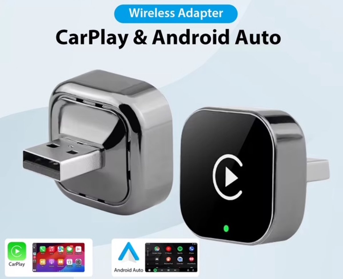 Luxe Premium Carplay Dongle | Draadloos Apple Carplay & Android Auto | Android Auto Dongle | Klein Model | Snelle & Stabiele Connectie | Draadloos Carplay | 2025 model — cadeau in Gadgets - foto 8