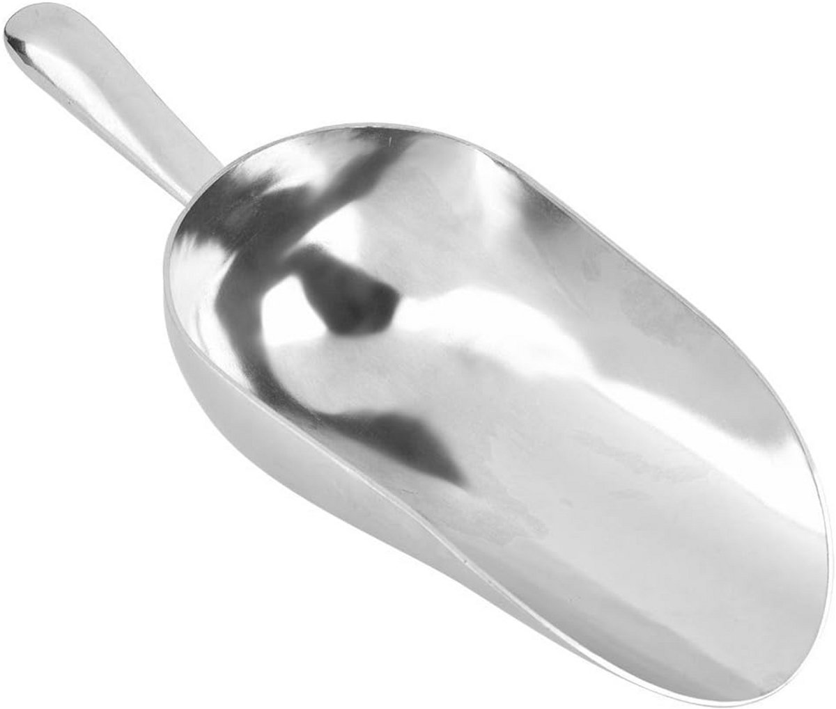 Aluminium lepelschep 1000 ml – robuuste voedselschep voor bloem, ijs en porties – vaatwasmachinebestendig