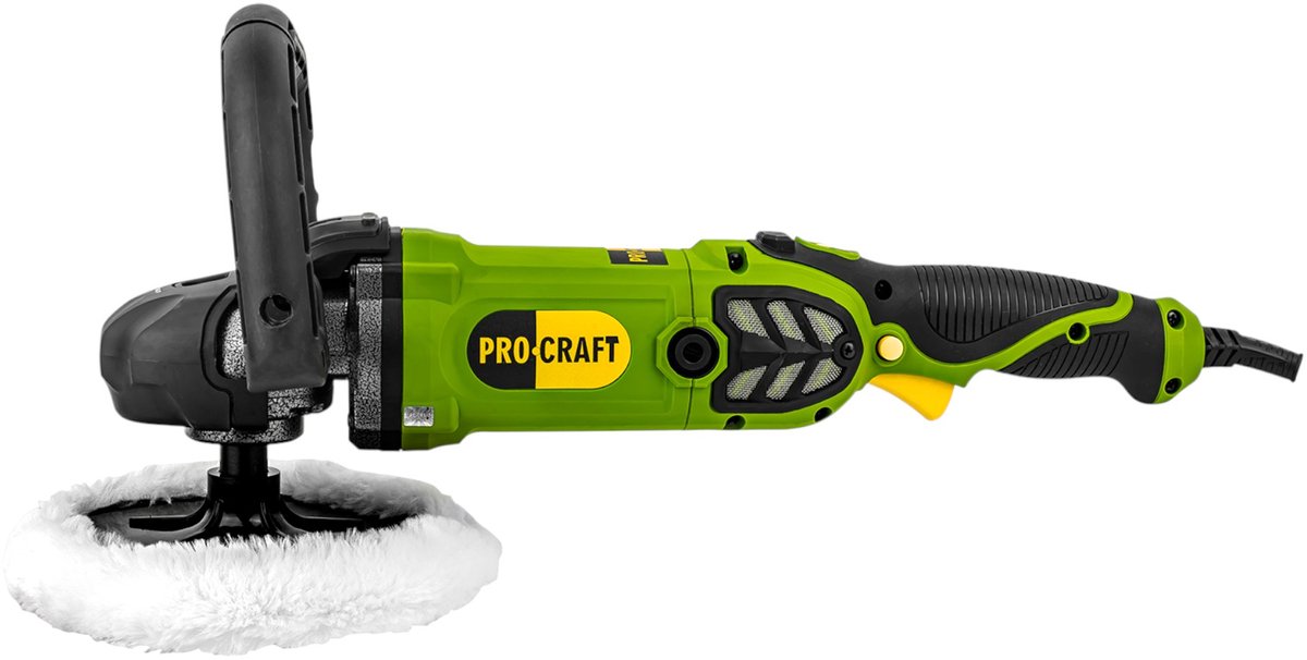 Procraft PM2100K polijstmachine 1400 watt 180 mm