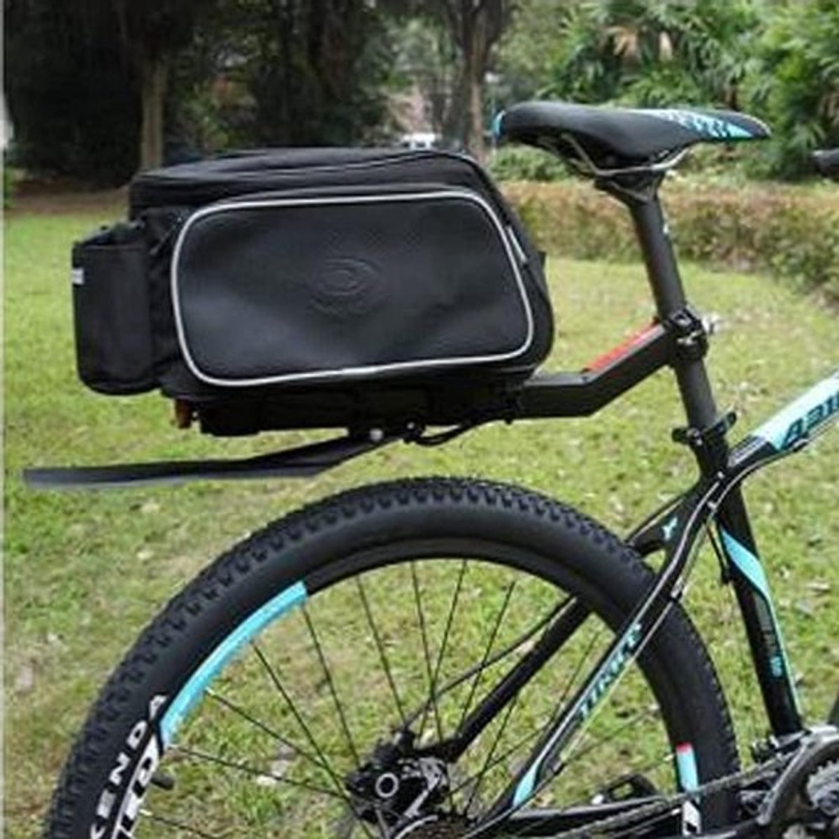 Fietsbagagedrager - Bagagerek - Fietstochten - Verstelbare Lengte - 35 x 15 x 10 cm - Zwart