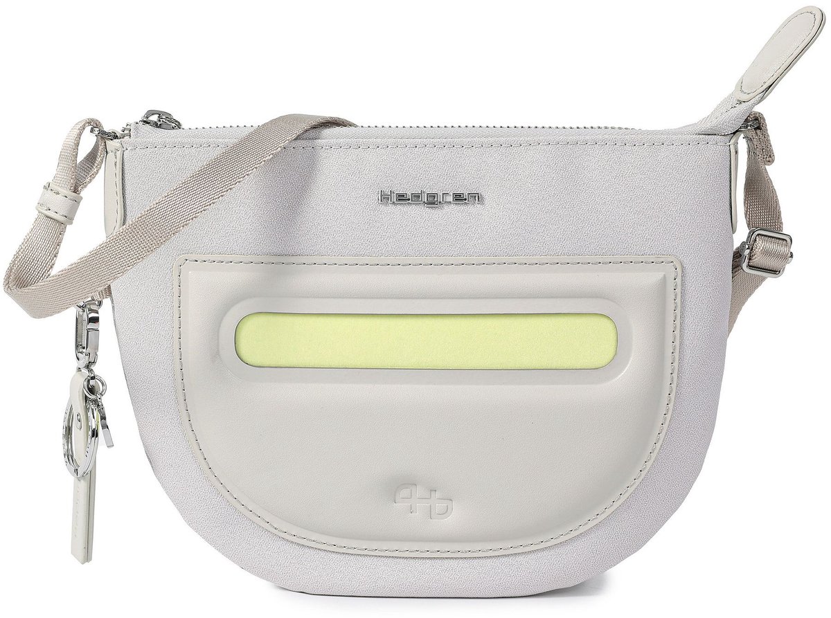 Hedgren Schoudertas Bonbon Halfmoon Crossover Vaporous Grey Lichtgrijs