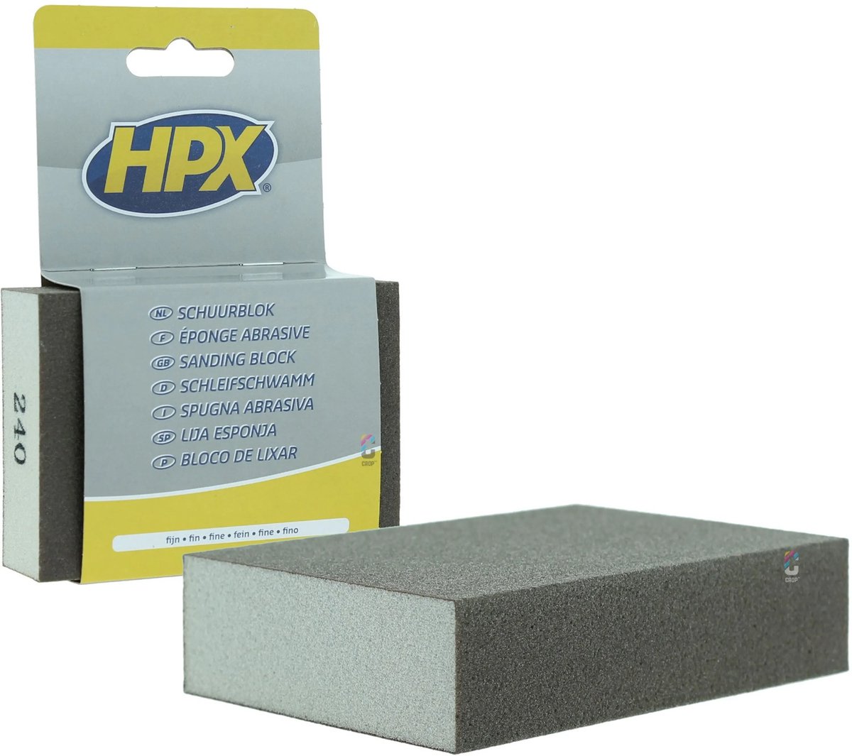HPX Schuurblok 70x100mm FIJN