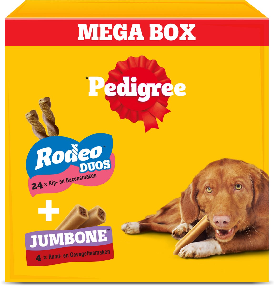 780g Pedigree Rodeo Duos & Jumbone reuzenbot hondensnacks
