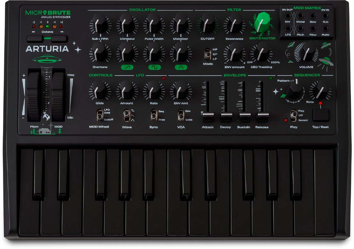 Arturia MicroBrute UFO - Analoge Synthesizer - Limited Edition