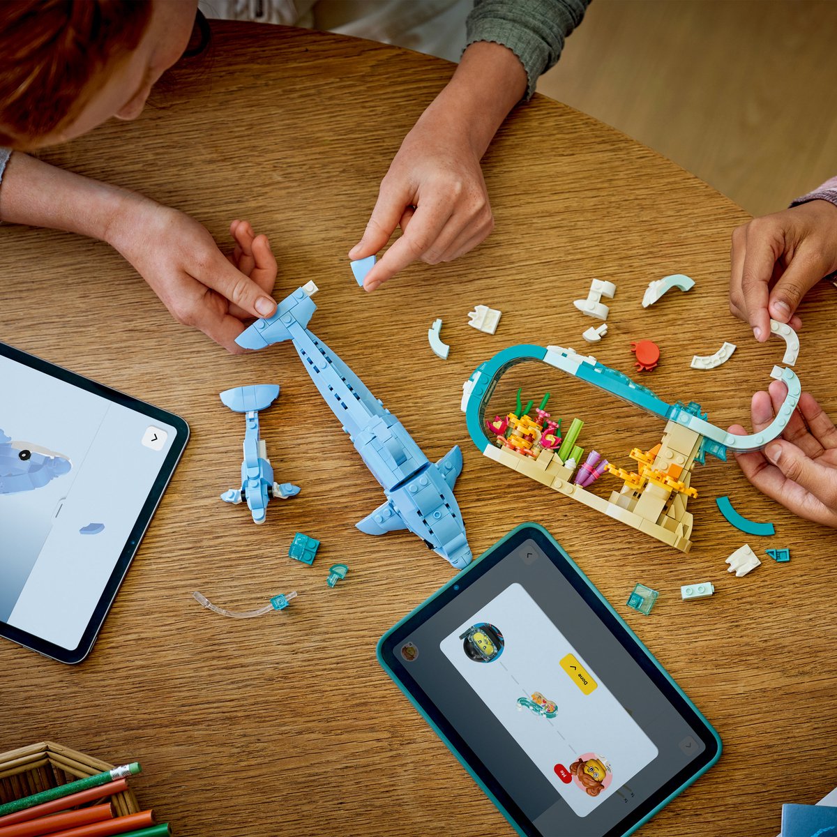 LEGO® Creator 3in1 Zeedieren: Prachtige Dolfijnen - Bouw Om tot een Zeepaardje of Krab - 31385 — afbeelding 10