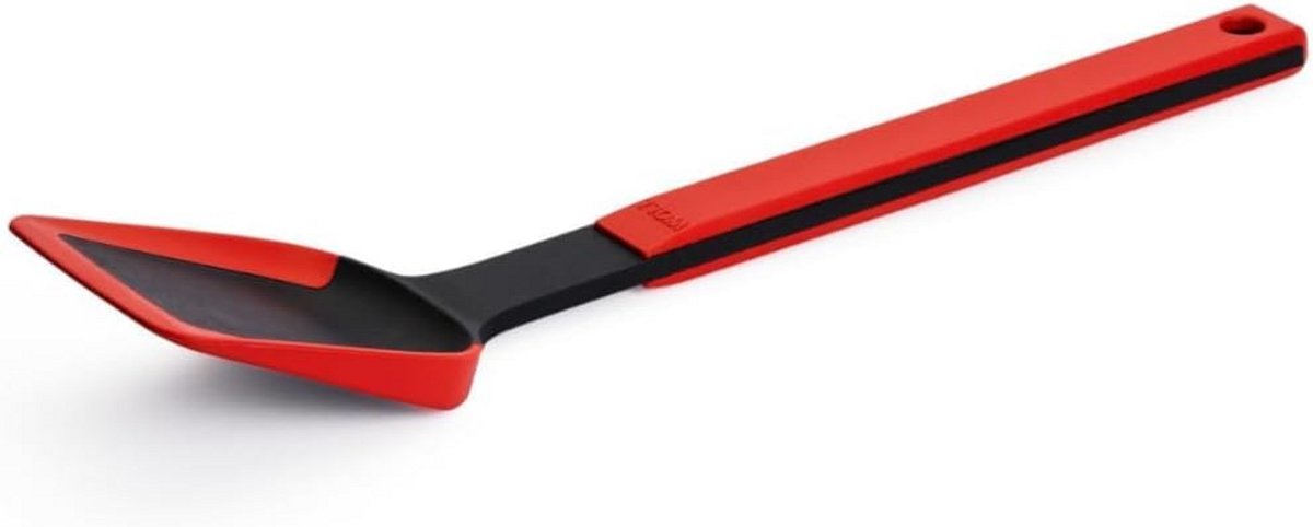 Panlepel van hittebestendig silicone met dunne lip, 7 cm breed