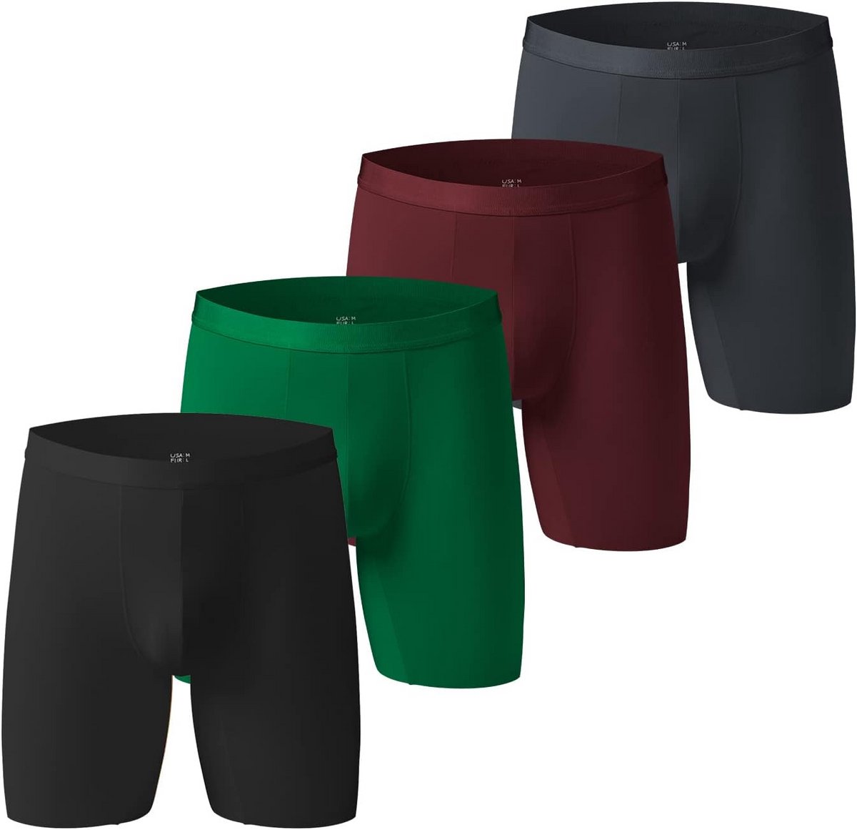 Heren Boxershorts Katoen 3-Pack | Ademend & Comfortabel | Lange Been | U-Vormige Pouch | Naadloos | S-5XL