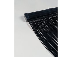 DEGOR - vliegengordijn/deurgordijn - Artikel 91 - zwart - 90x210cm