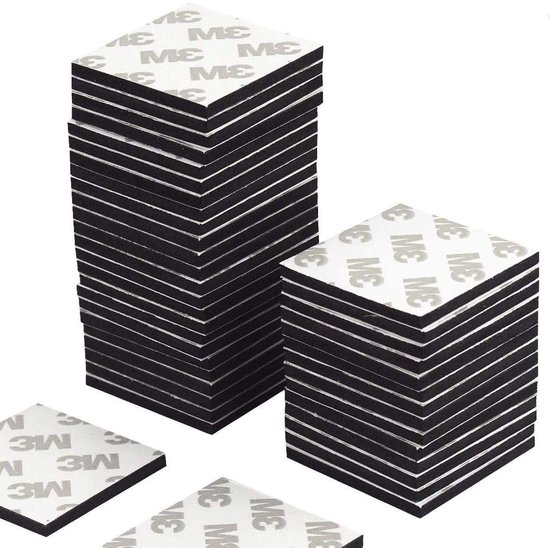 BOOSHMall Zelfklevende pads, dubbelzijdig, extra sterk, 128