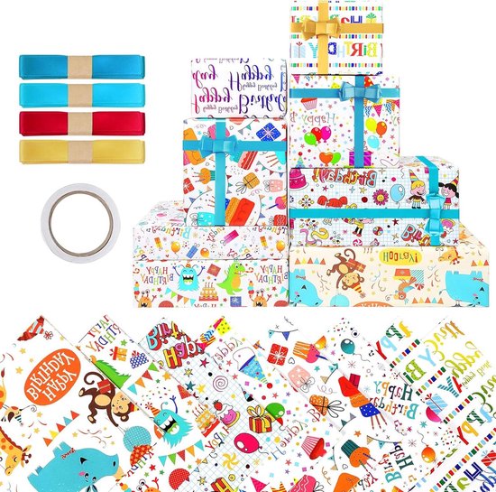 Cadeaupapier Coated super dino green & red & blue 70cm x 200meter Krabbendam Kadoverpakking Cadeaupapier Coated super dino green & red & blue 70cm x 200meter Krabbendam Kadoverpakking