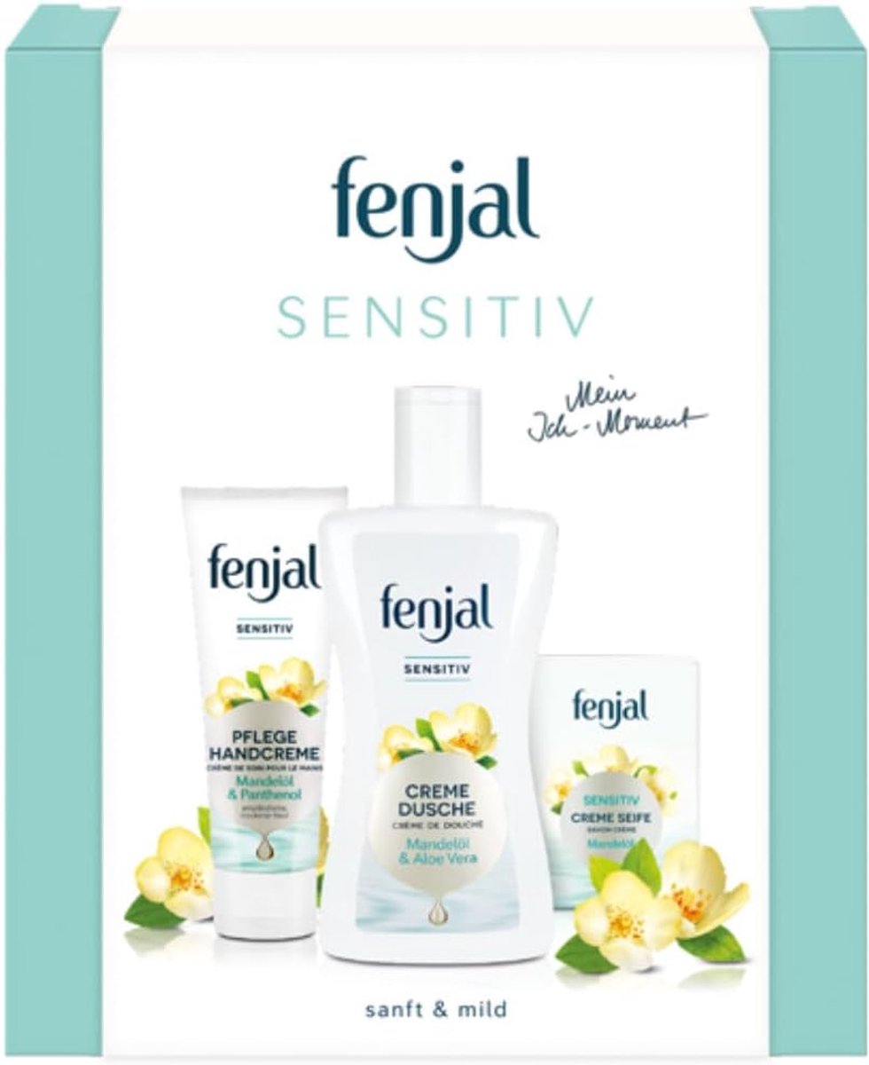 Fenjal Sensitive Cadeauset - (douchegel 200ml + handcreme 75ml + creme toilet soap 100g)