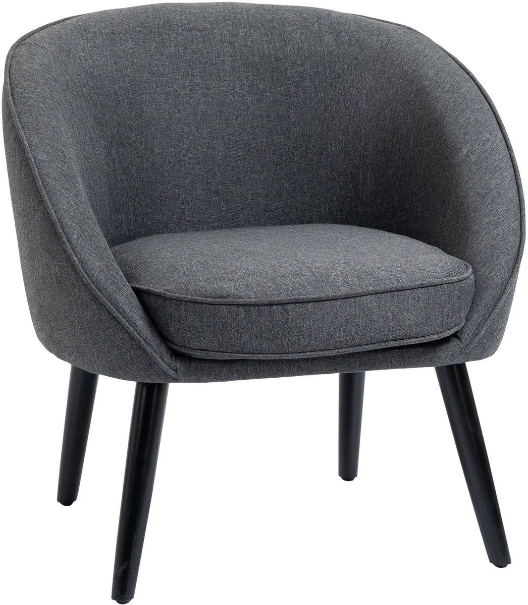 HOMCOM eetkamerstoel - met afneembare hoes 839-202