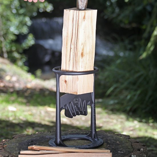 Kindling Cracker + Moker & Wokkels Houtklover - Gietijzer - Zwart van Kindling Cracker — afbeelding 3