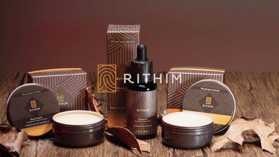 Rithim® Baardolie Tobacco & Vanilla 30 ml – Baardverzorging | baard olie | beard oil | baardgroei stimulerende baardolie