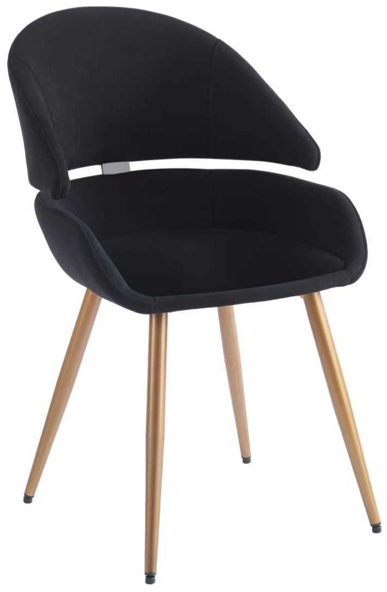 Colenis® - Torino Eetkamerstoel - Set Van 6 - Zwart - Velvet - Fluweel - Design - Industri