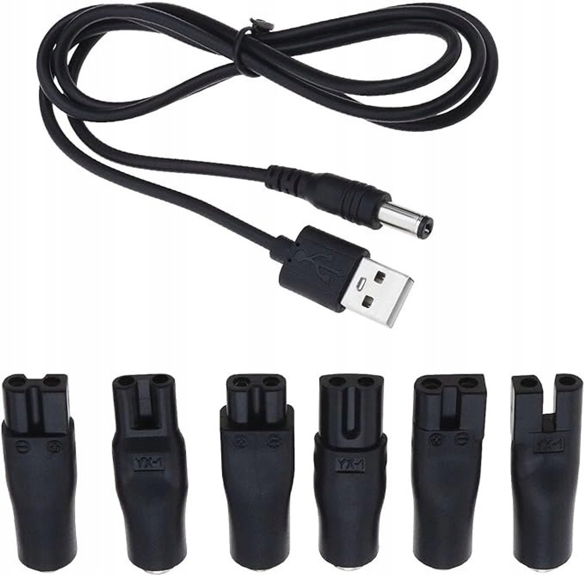 Universele USB Laadkabel voor Scheerapparaten, Trimmers & Meer met 6 Tips