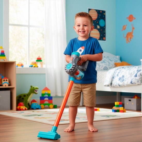 Springos Kinderstofzuiger - Kinderspeelgoed - Speelgoed - Met Geluid - Kunststof