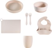 Sproudsy Serviesset Serene - Kinderservies - Kraamcadeau - Baby - 6-delig - Ivory