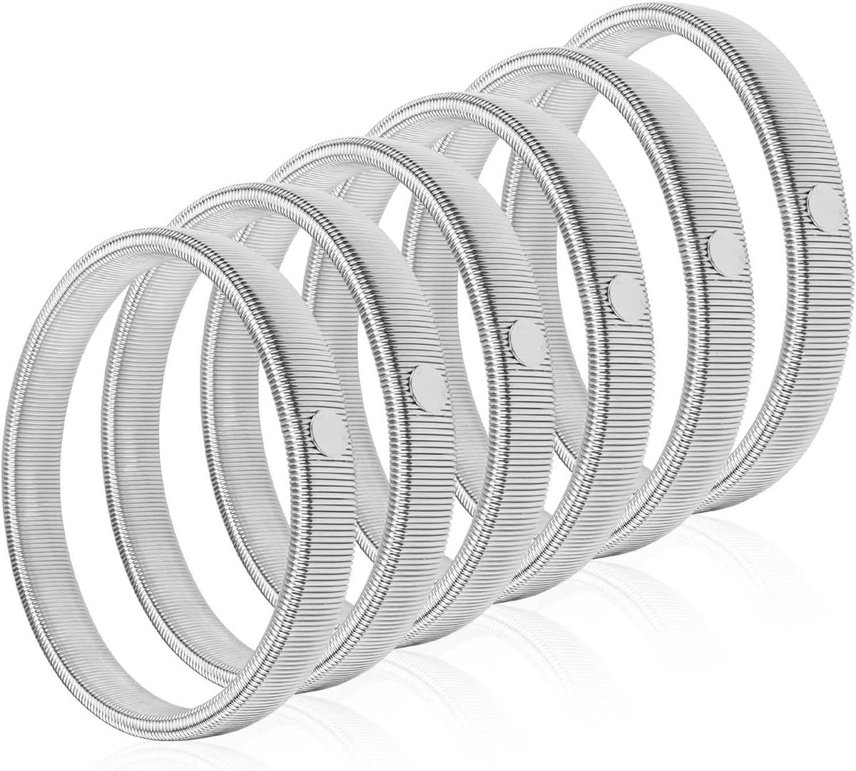 Cosensi Metalen en elastische mouwhouders voor heren en dames 6 stuks fixeren van lange mouwen Any