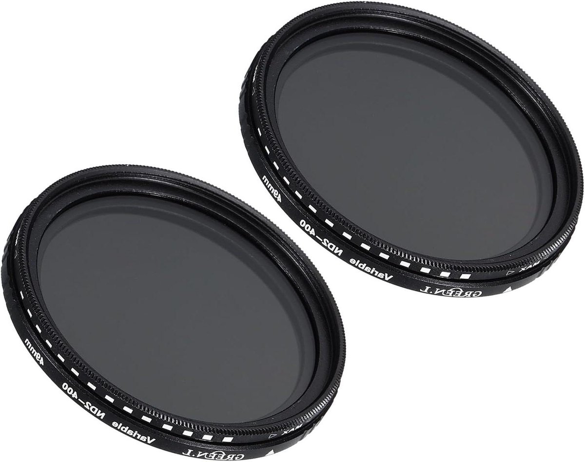 Cosensi - Variabele ND2-400 lensfilter 49 mm voor fotolens, set van 2