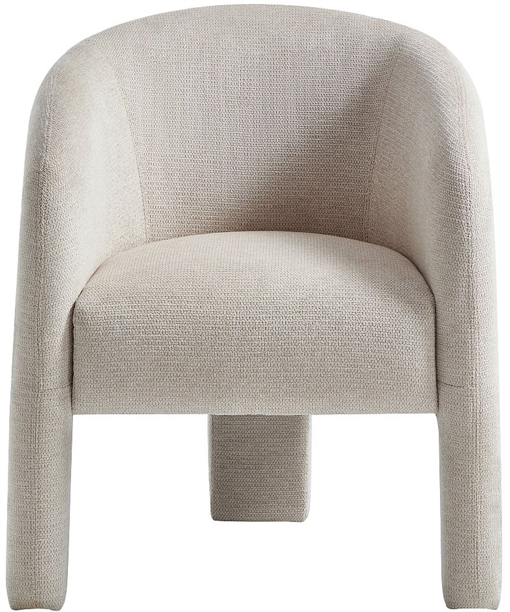 Vente-unique Fauteuil in beige stof - ZELUVA