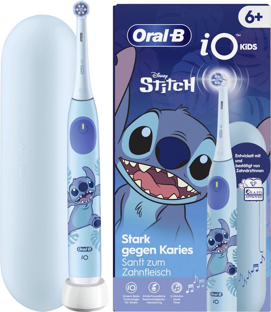 Oral-B iO Kids Tandenborstel met Druksensor - Disney Stitch - Oral-B - €58,95