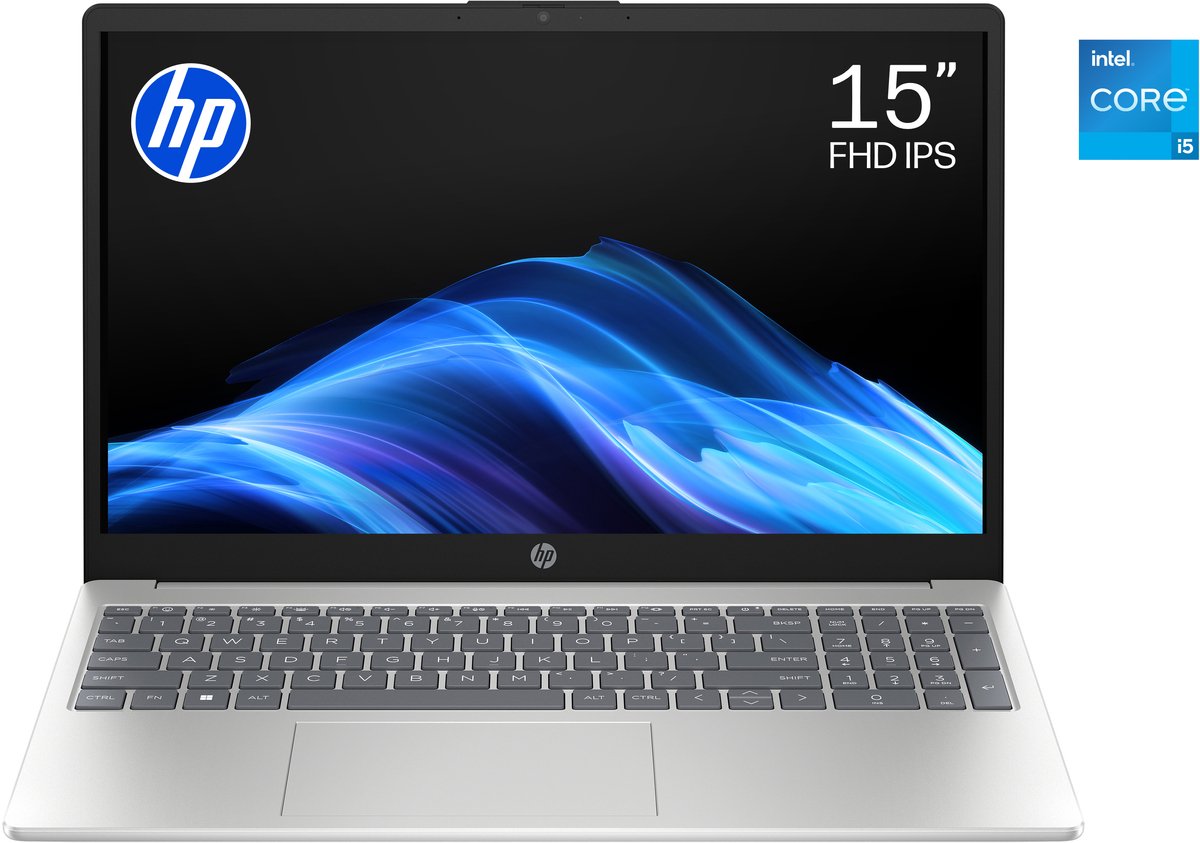 HP 15-fd0753nd - Laptop - Intel® Core™ i5-1334U Processor - 8GB/512GB - 15.6 inch — afbeelding 1