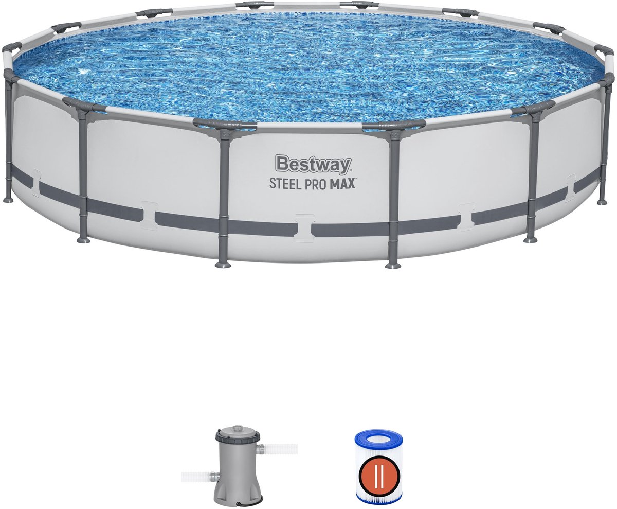 Bestway - Opzetzwembad Steel Pro Max - Ø427x84cm — afbeelding 2