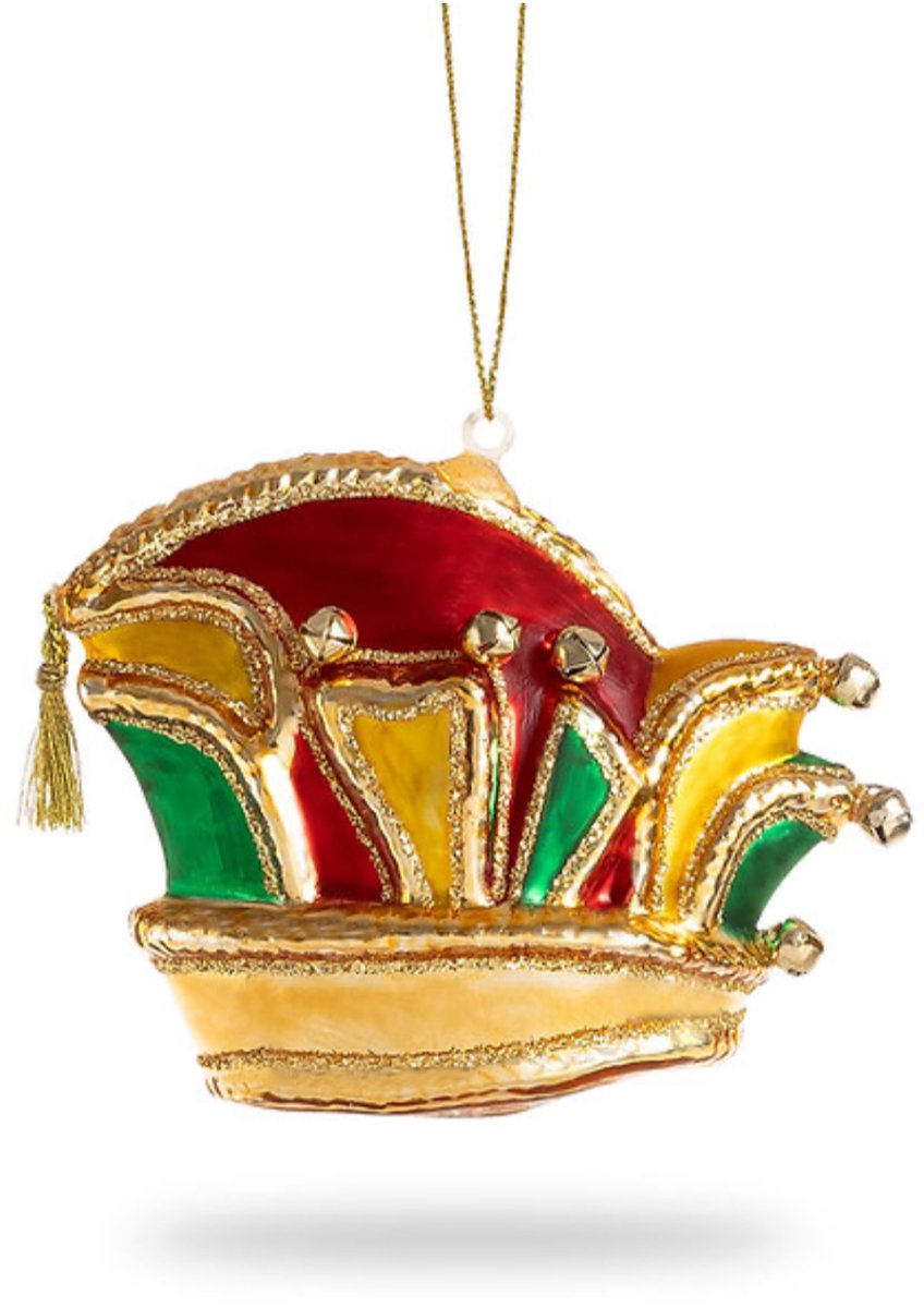 De ballen uit Carnaval kerstbal steek