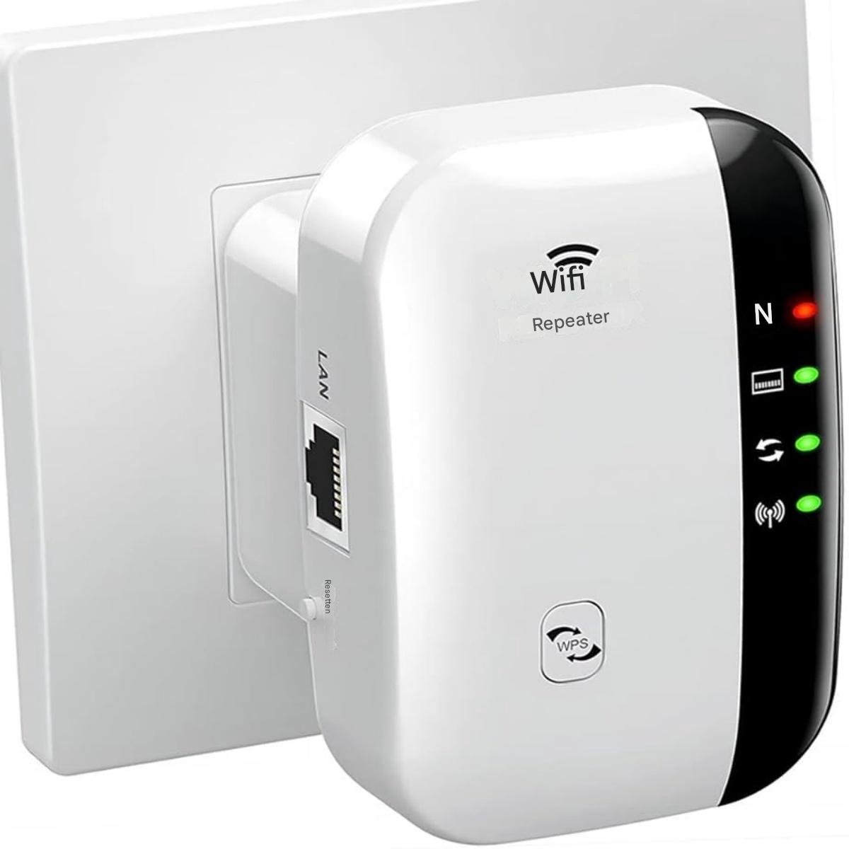 WiFi Extender - Boost - WiFi Repeater - Geschikt voor alle WLAN-apparaten - Wit