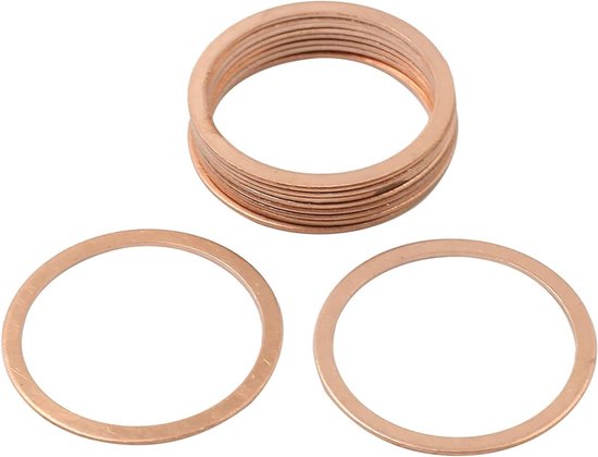 sourcing map 5 stuks voertuig koperen ringen sluitring