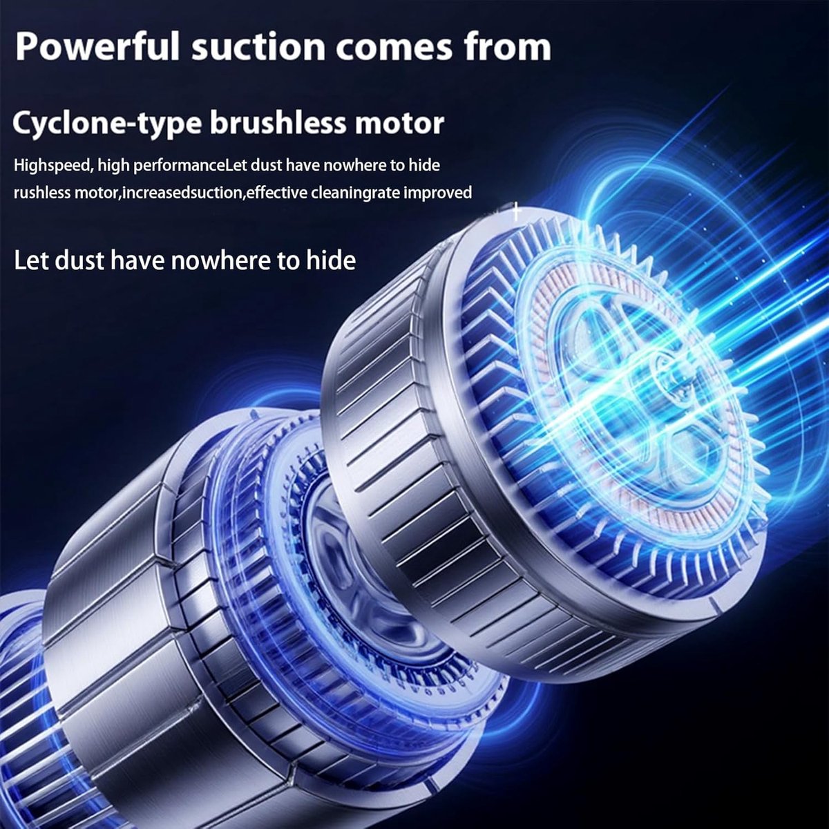 Autostofzuiger, snoerloze handheld, 17000PA, 2-in-1 - afbeelding 3