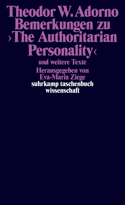 Bemerkungen zu ›The Authoritarian Personality‹ - cover