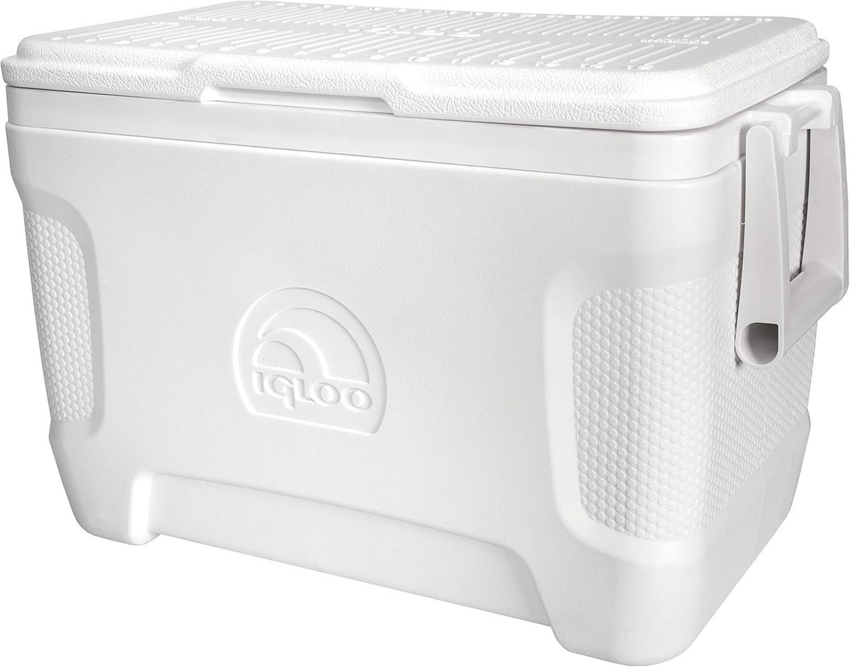 Koelbox Marine Contour 25, 23 Liter, Wit voor Zeevaart