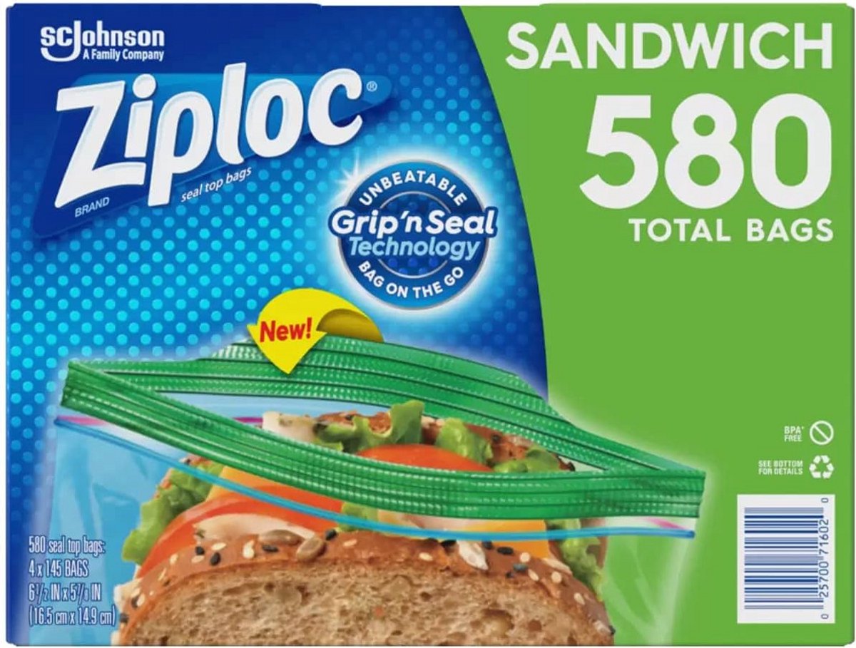 Broodjeszakjes met Handige Openingslipjes - Grootverpakking (580 Stuks)