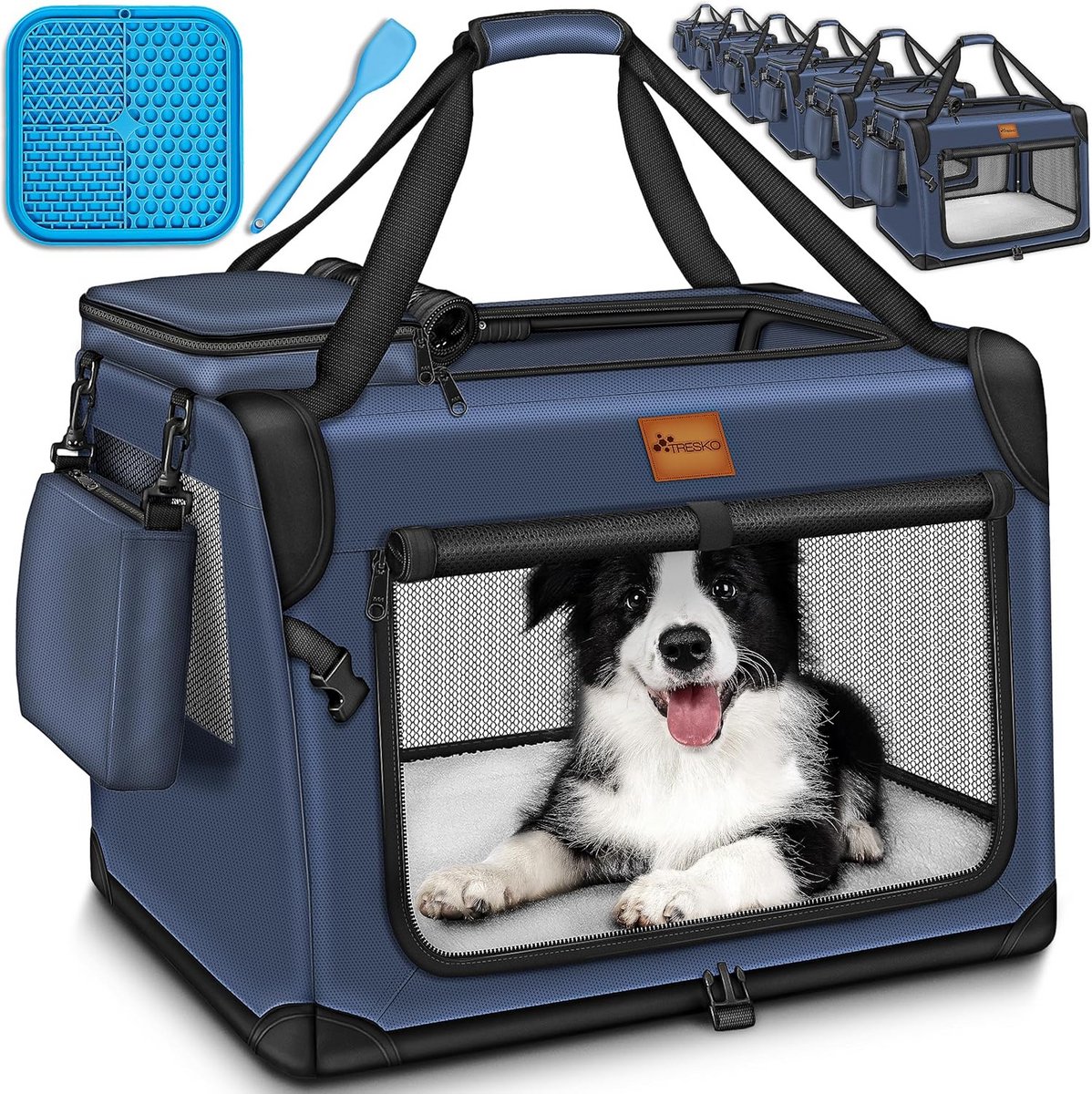Opvouwbare Honden Bench en Transportbox voor Honden en Katten - Inclusief Likmat
