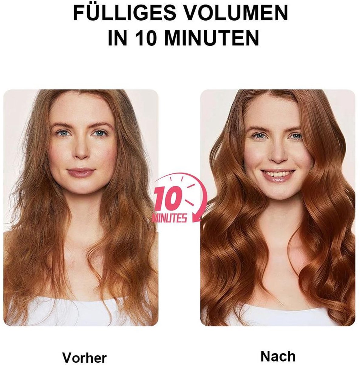 Deze krultang, haarstyler en 3,8 cm ionenverwarmde ronde - afbeelding 2