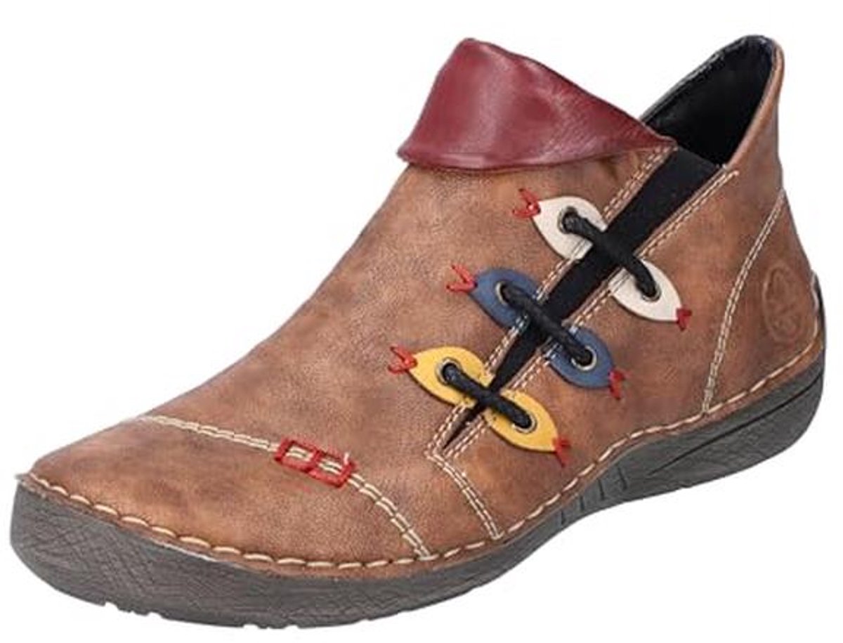 Dames Enkellaarsje 72581 - Trendy en Comfortabel voor Herfst/Winter