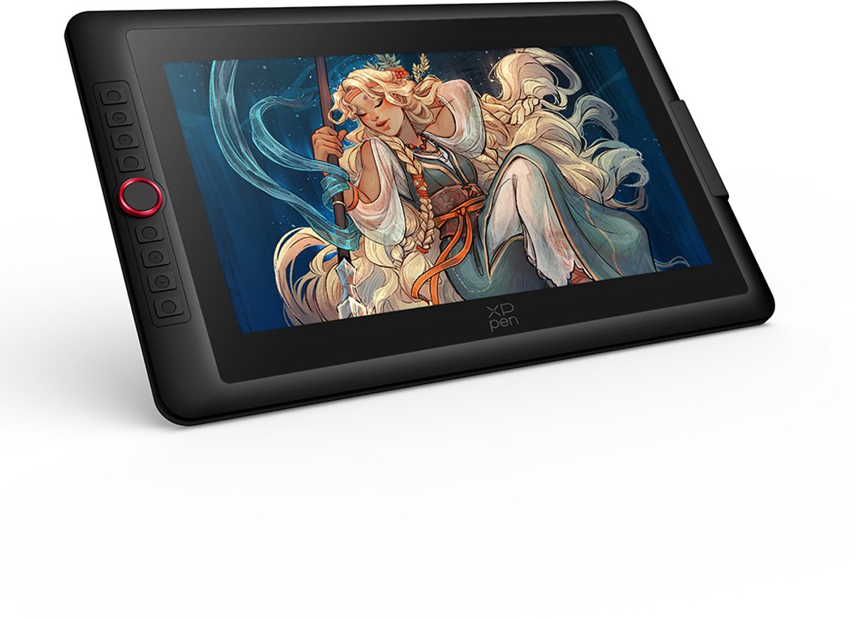 XPPen Artist 15.6 Pro V2 Graphics Tablet met 15.4 Inch Display 16K Niveaus X3 Pro Slim Chip Pen Compatibel met Mac Windows Chrome Linux Android