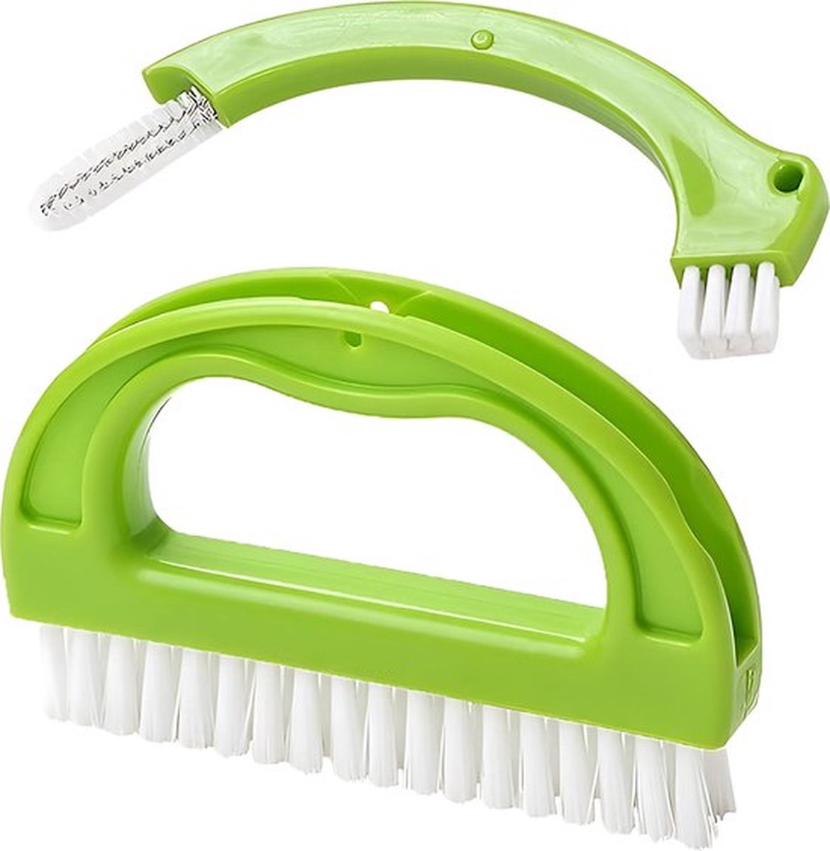 Nifkos - Voegenborstel - Set van 2 - Schoonmaakborstel - Badkamer - Voegen - Voegenkrabber - Voegenreiniger - Schoonmaken - Borstel