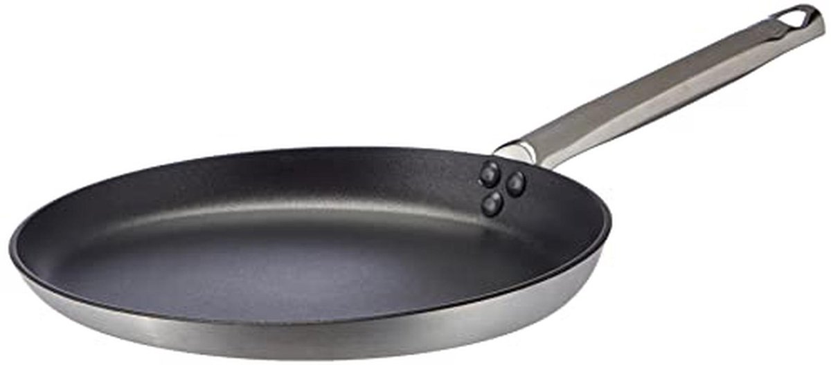 Professionele Aluminium Pannenkoekenpan met Antiaanbaklaag - 24 cm