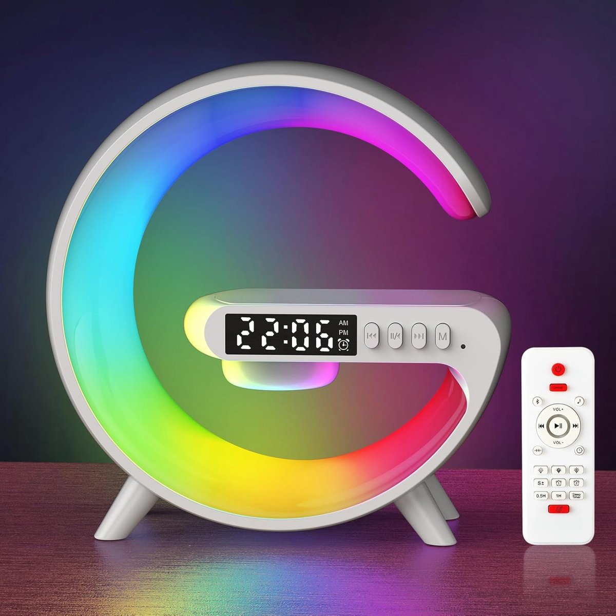 Daglichtwekker met Bluetooth-Luidspreker - Zonsopgang Wekker en Tafellamp voor Slaapkamerdecoratie