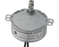 Micro-motor 220V 5-6RPM CW/CCW Koppel 4.8Kgf.cm voor elektrische apparaten, bekers en meer
