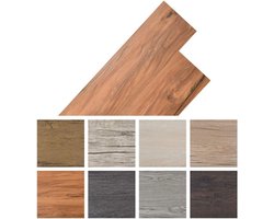 Zelfklevende PVC Laminaat Vloerplanken 5m² Houtlook Ulme Natuur 2mm - Waterdicht & Slijtvast